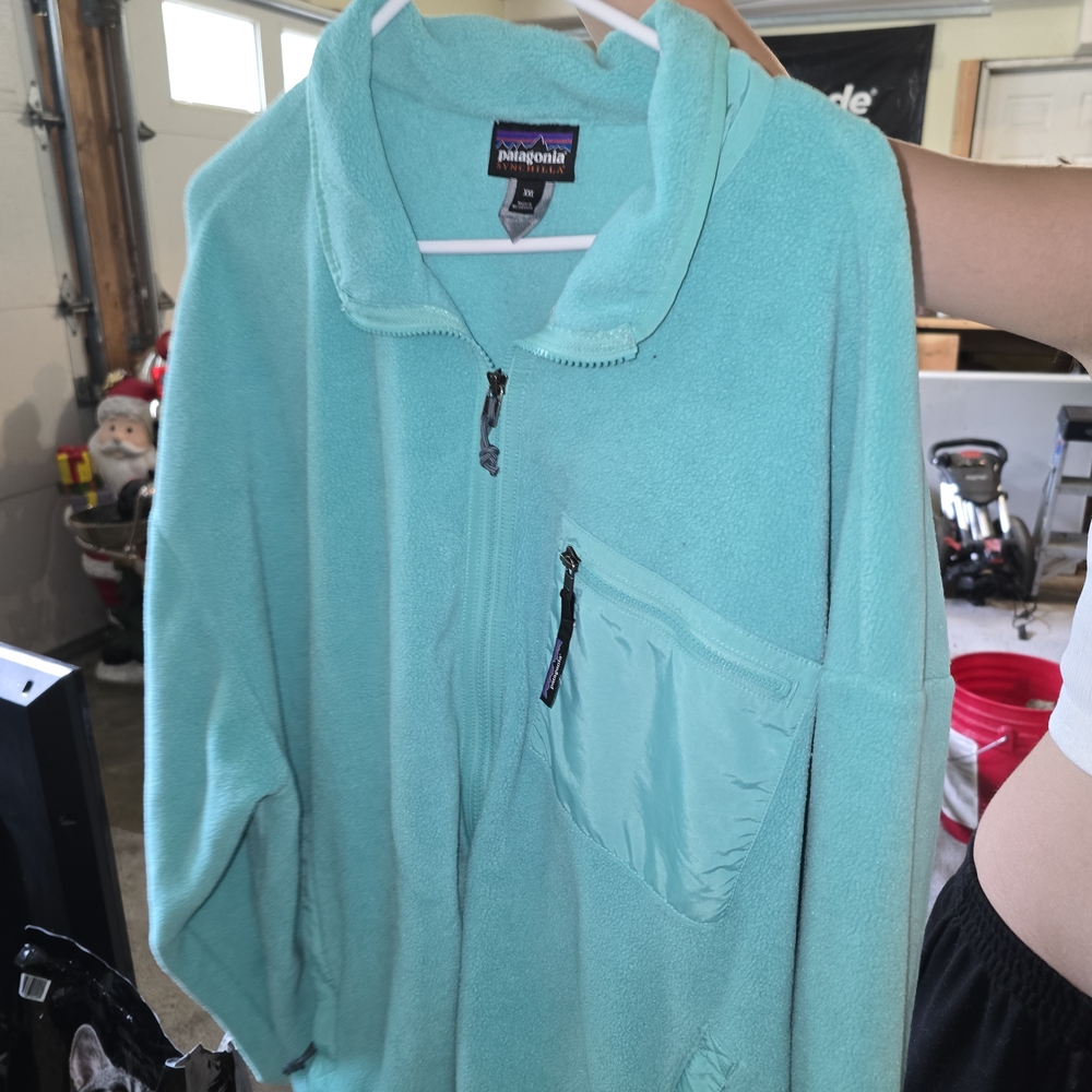 Patagonia Teal Fleece Pullover